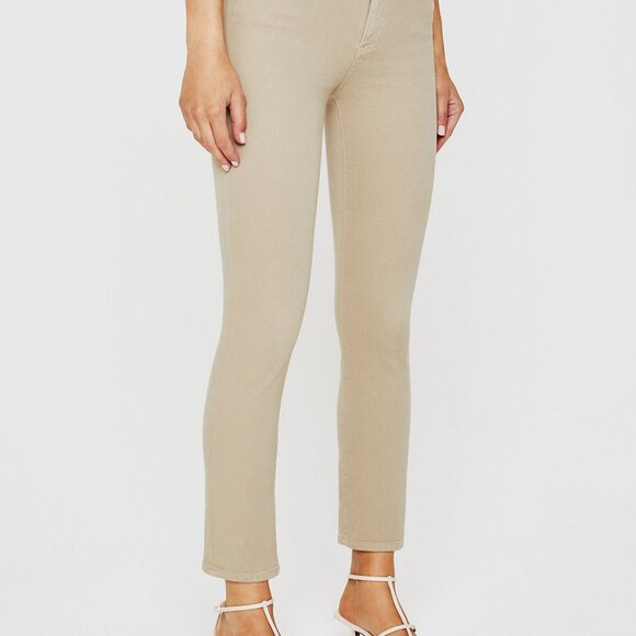 AG Jeans - Mari High Rise Straight Jean - Dry Dust - Picture 3 of 7